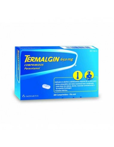 TERMALGIN 650 MG 20COMPRIMIDOS