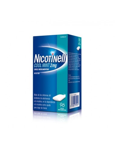 NICOTINELL MINT 2MG 96CHICLES RECUBIERTOS