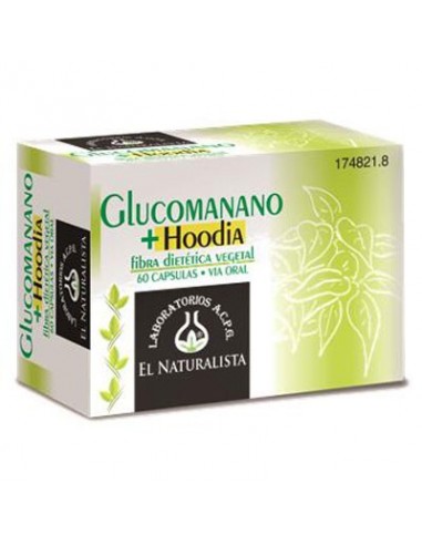 EL NATURALISTA GLUCOMANANO+HOODIA 60 CAP