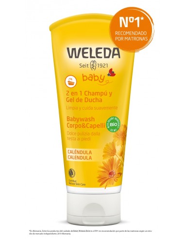 WELEDA CHAMPU Y GEL DE DUCHA CALENDULA 200 ML